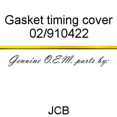 Gasket, timing cover 02/910422