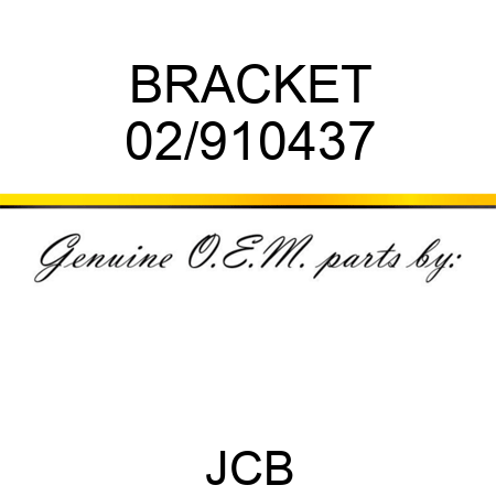 BRACKET 02/910437