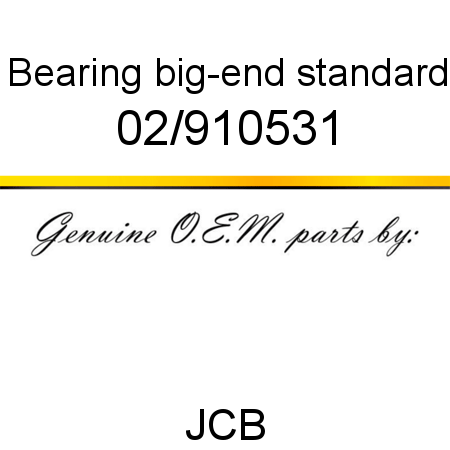 Bearing, big-end, standard 02/910531