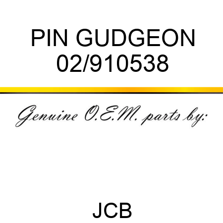 PIN GUDGEON 02/910538