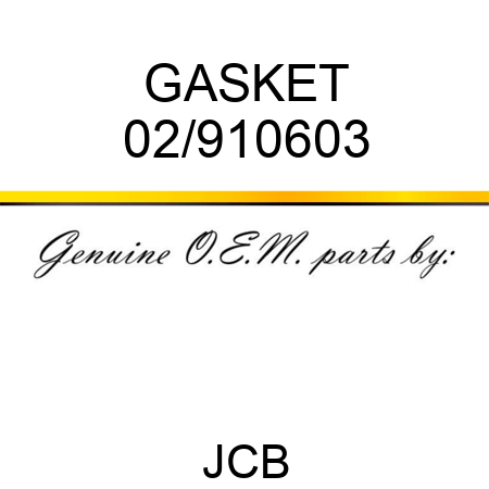 GASKET 02/910603