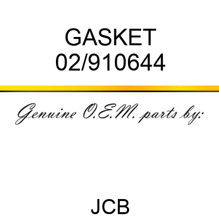 GASKET 02/910644