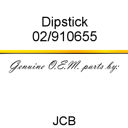 Dipstick 02/910655