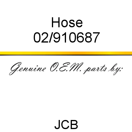 Hose 02/910687