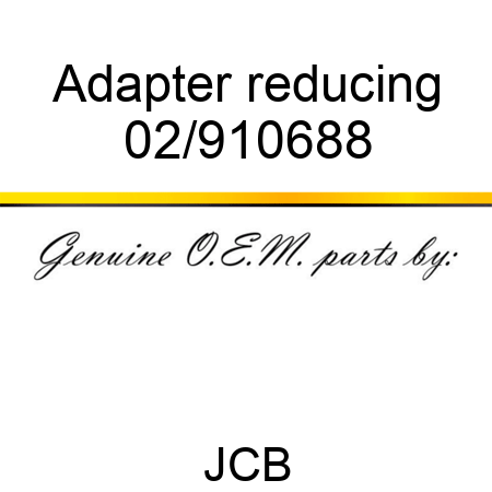 Adapter reducing 02/910688