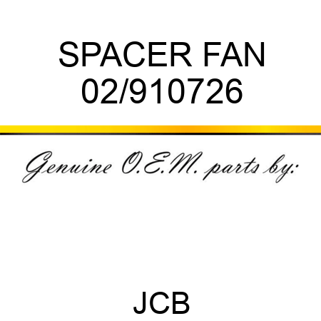 SPACER FAN 02/910726