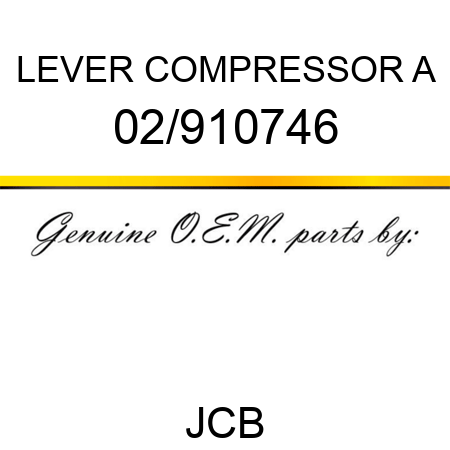 LEVER COMPRESSOR A 02/910746