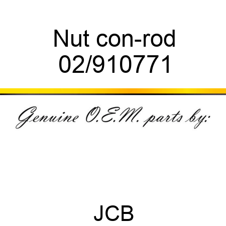 Nut con-rod 02/910771