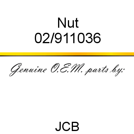 Nut 02/911036