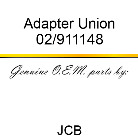 Adapter Union 02/911148