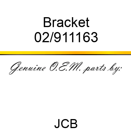 Bracket 02/911163