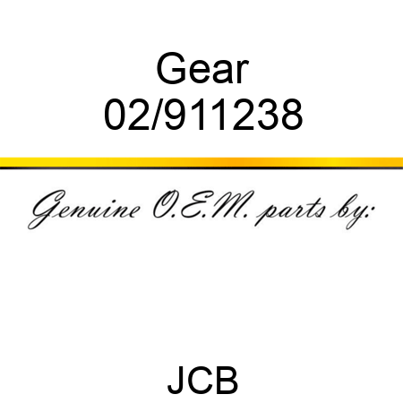 Gear 02/911238