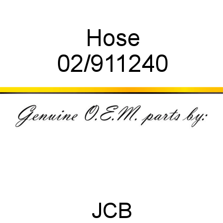 Hose 02/911240