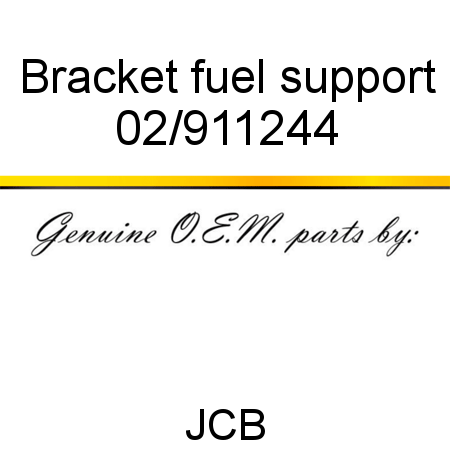 Bracket, fuel support 02/911244