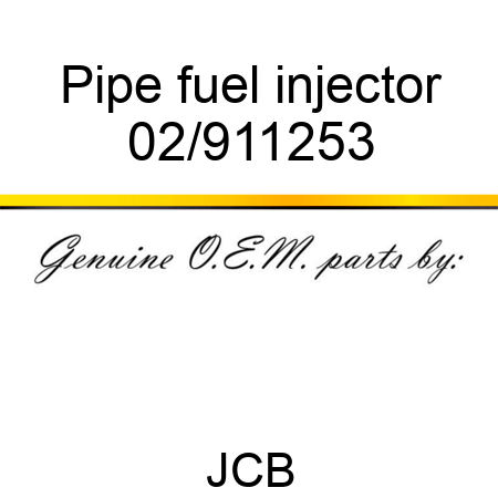 Pipe fuel injector 02/911253