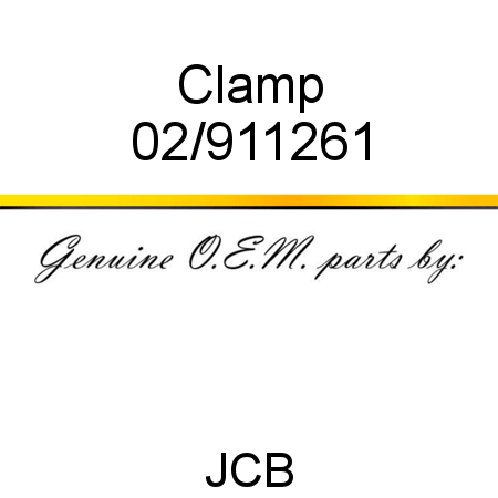 Clamp 02/911261