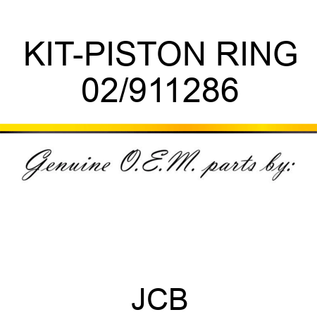 KIT-PISTON RING 02/911286