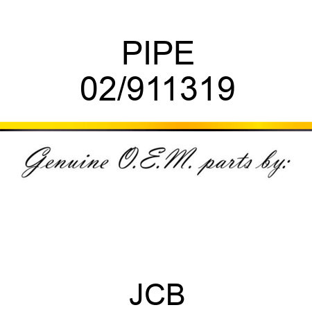 PIPE 02/911319