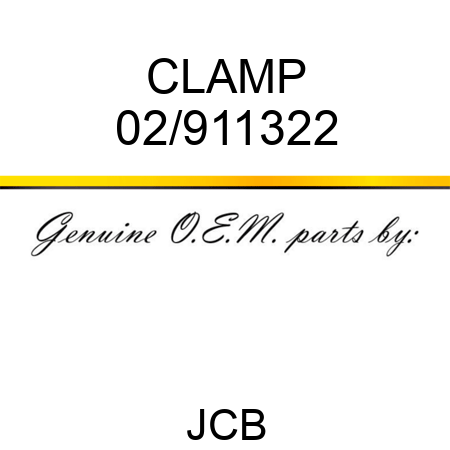 CLAMP 02/911322