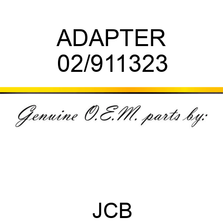 ADAPTER 02/911323