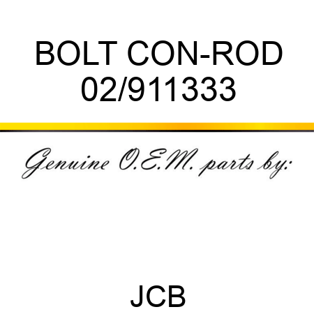 BOLT CON-ROD 02/911333