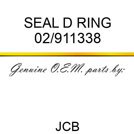 SEAL D RING 02/911338