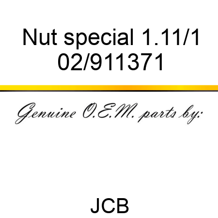 Nut special 1.11/1 02/911371