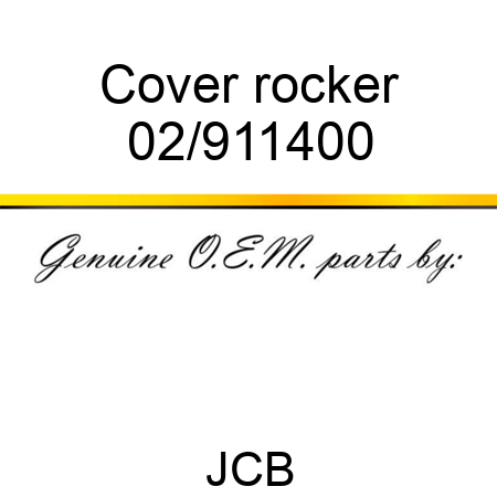 Cover rocker 02/911400