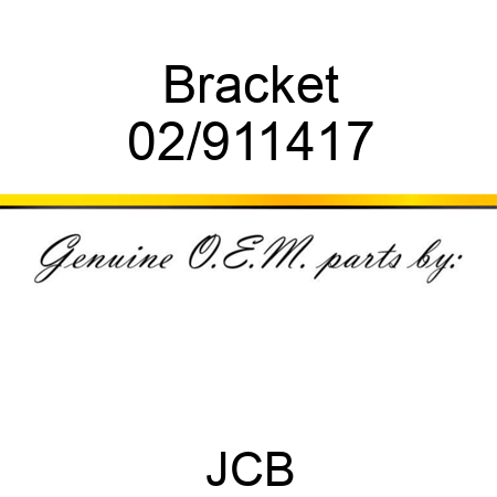 Bracket 02/911417