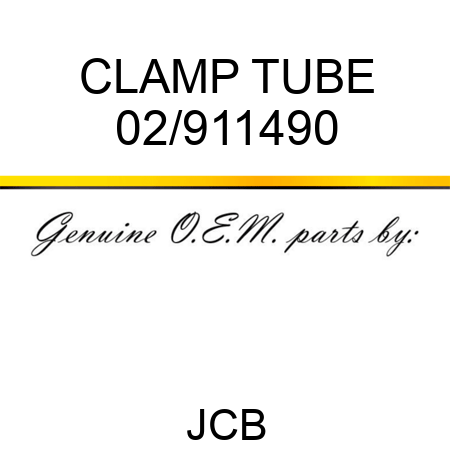 CLAMP TUBE 02/911490