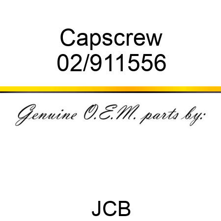 Capscrew 02/911556