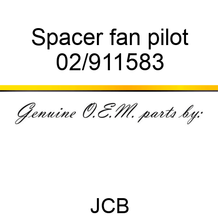 Spacer fan pilot 02/911583