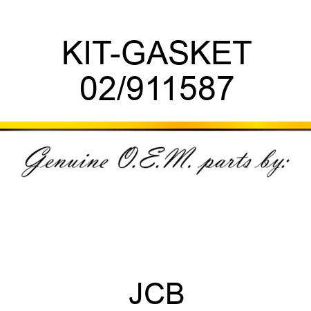 KIT-GASKET 02/911587