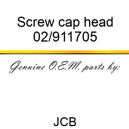 Screw cap head 02/911705