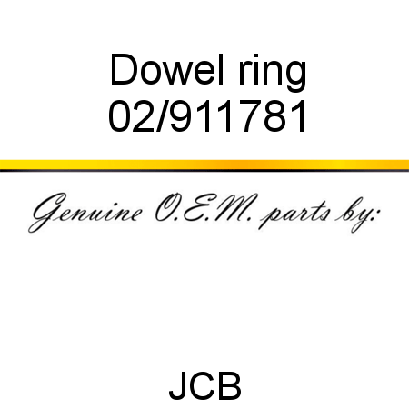 Dowel, ring 02/911781