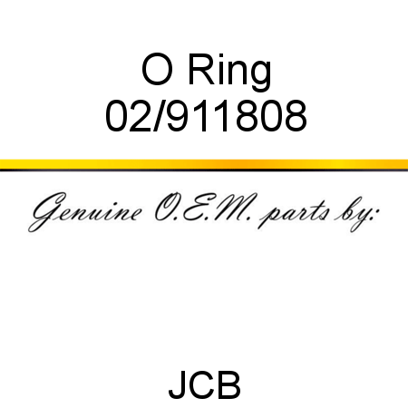 O Ring 02/911808
