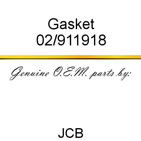 Gasket 02/911918