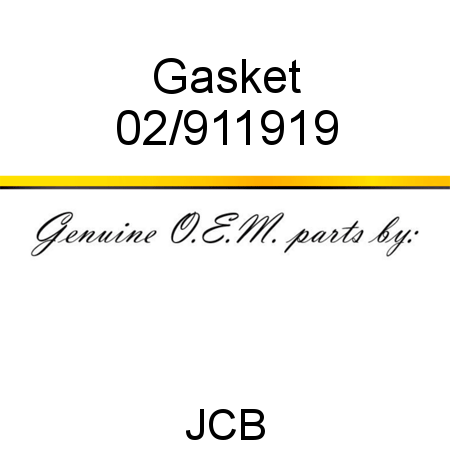 Gasket 02/911919
