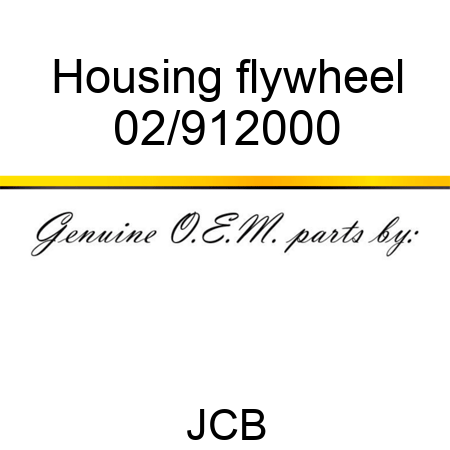 Housing flywheel 02/912000