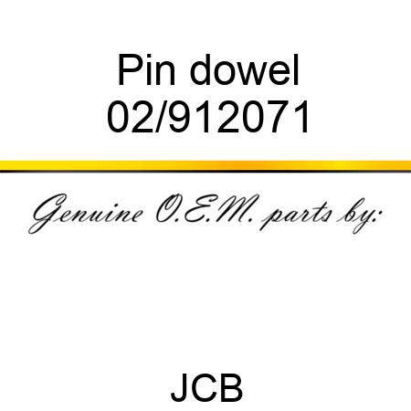 Pin dowel 02/912071