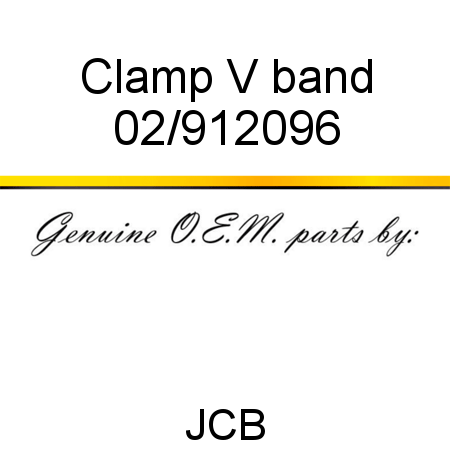 Clamp V band 02/912096