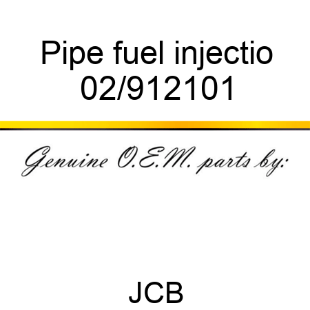 Pipe fuel injectio 02/912101