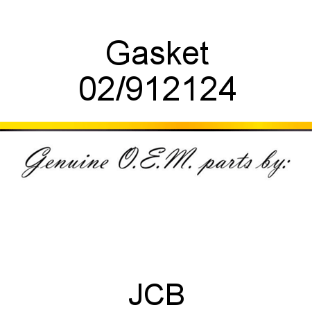 Gasket 02/912124