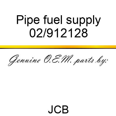 Pipe fuel supply 02/912128