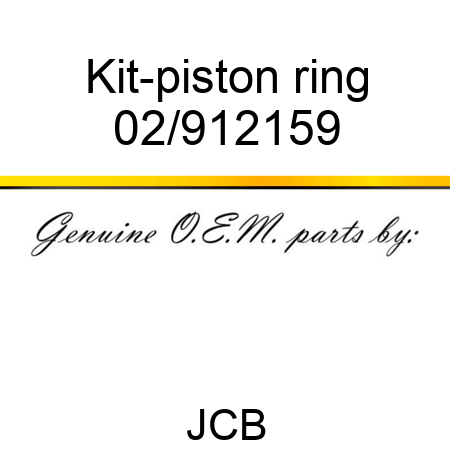 Kit-piston ring 02/912159