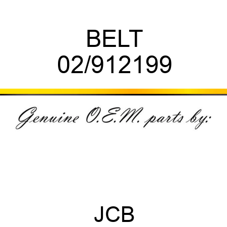 BELT 02/912199