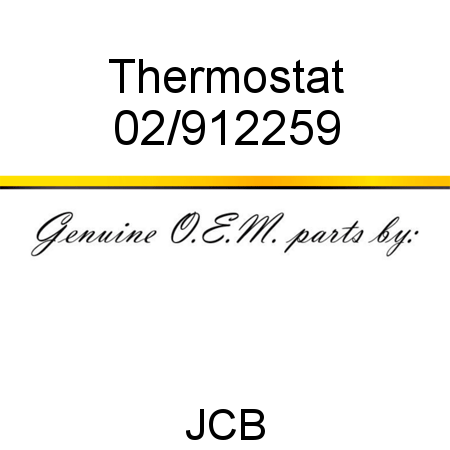 Thermostat 02/912259