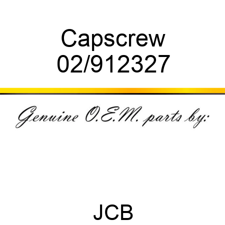 Capscrew 02/912327