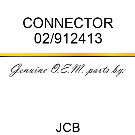 CONNECTOR 02/912413