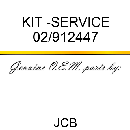 KIT -SERVICE 02/912447